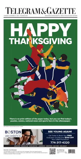 Cover of Telegram & Gazette