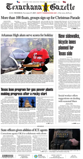 Cover of Texarkana Gazette