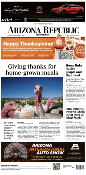 Cover of The Arizona Republic