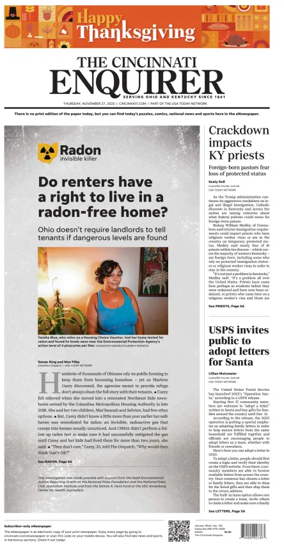 Cover of The Cincinnati Enquirer
