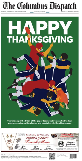 Cover of The Columbus Dispatch
