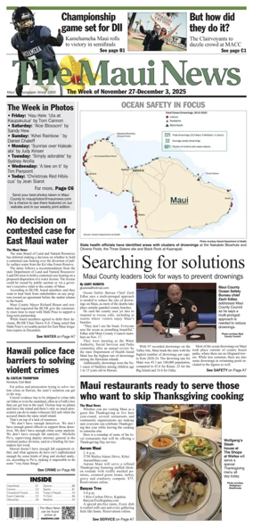 Cover of The Maui News - Weekender