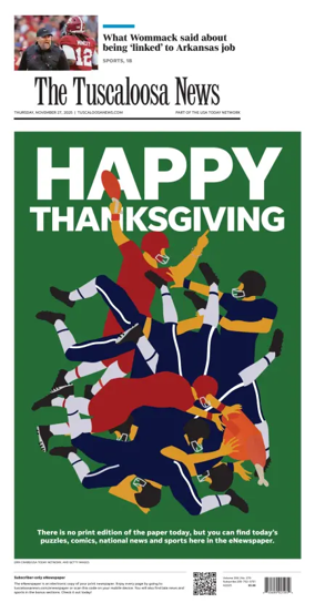 Cover of The Tuscaloosa News