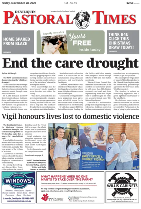 Cover of Deniliquin Pastoral Times