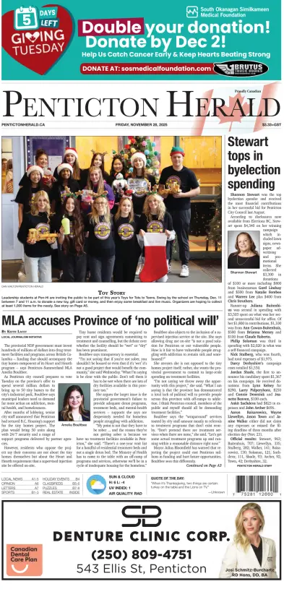 Cover of Penticton Herald