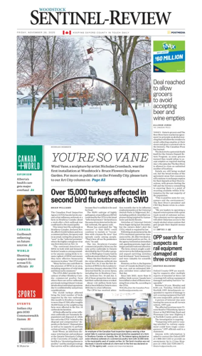 Cover of Sentinel-Review (Woodstock)