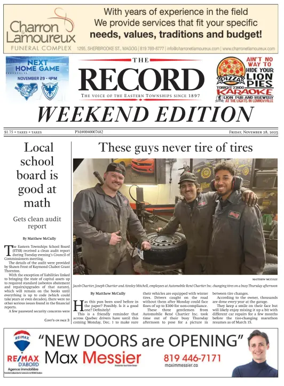 Cover of Sherbrooke Record