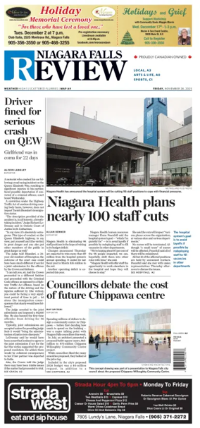 Cover of The Niagara Falls Review