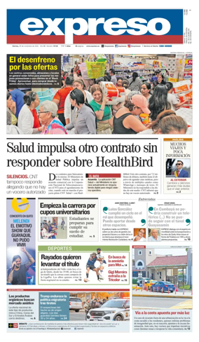 Cover of Diario Expreso