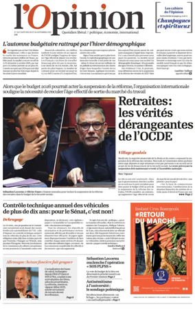 Cover of L'Opinion