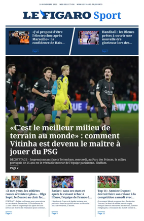 Cover of Le Figaro Sport