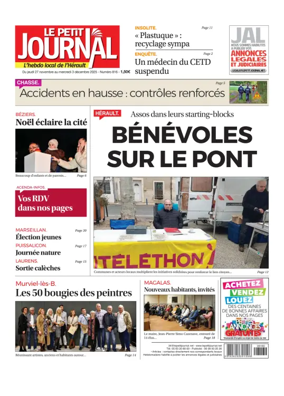 Cover of Le Petit Journal - L'hebdo local de l'Hérault