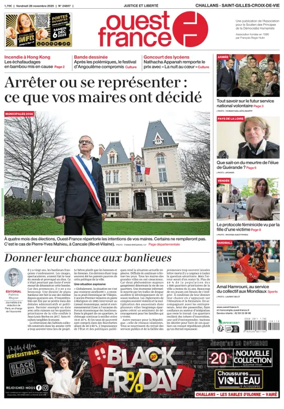 Cover of Ouest France (Challans / Saint-Gilles-Croix-de-Vie)