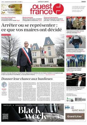 Cover of Ouest France (Dinan)