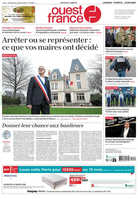 Cover of Ouest France (Lannion)