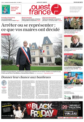 Cover of Ouest France (Pornic / Pays de Retz)