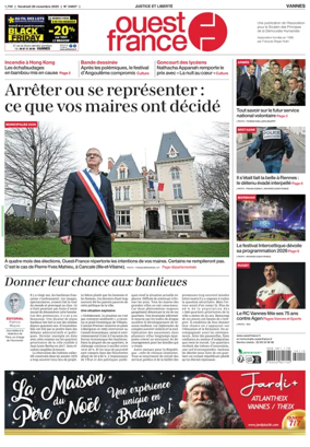 Cover of Ouest France (Vannes)