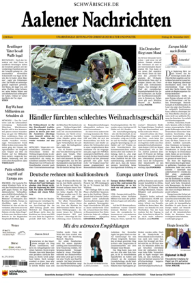 Cover of Aalener Nachrichten