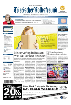 Cover of Trierischer Volksfreund