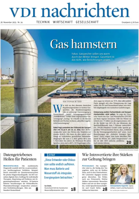 Cover of VDI Nachrichten