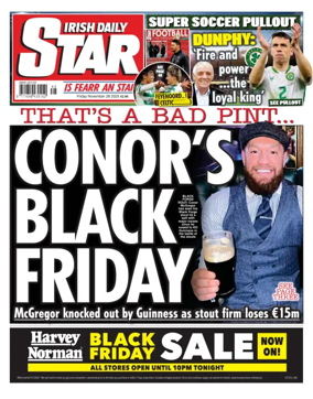 Cover of Irish Daily Star