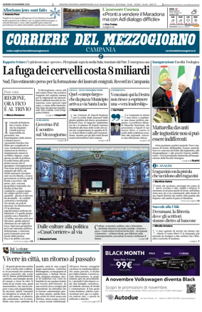 Cover of Corriere del Mezzogiorno (Campania)