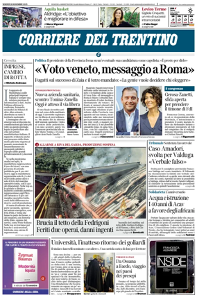 Cover of Corriere del Trentino