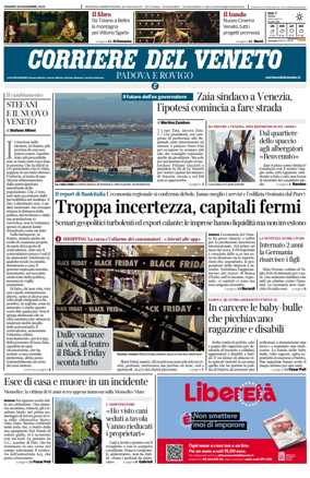 Cover of Corriere del Veneto (Padova e Rovigo)