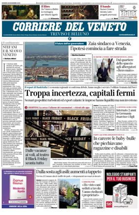 Cover of Corriere del Veneto (Treviso e Belluno)