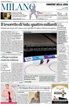 Cover of Corriere della Sera (Milano)