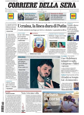 Cover of Corriere della Sera 