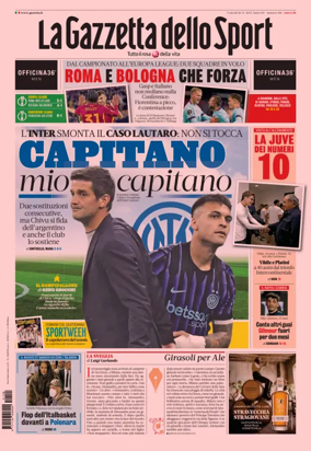 Cover of La Gazzetta dello Sport - Romana