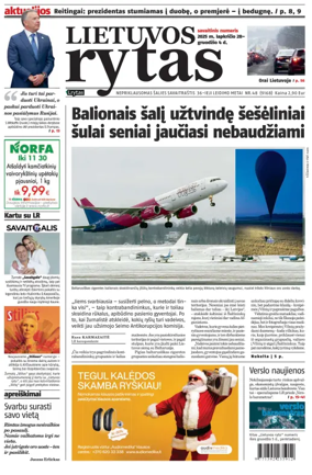 Cover of Lietuvos Rytas