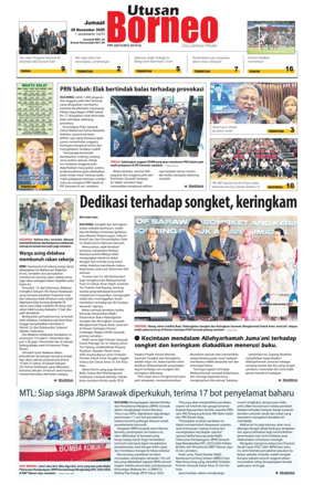 Cover of Utusan Borneo (Sarawak)