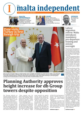 Cover of Malta Independent