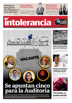 Cover of Intolerancia Diario