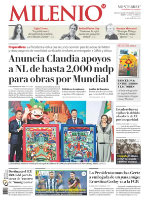 Cover of Milenio Monterrey