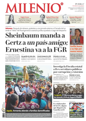 Cover of Milenio Puebla