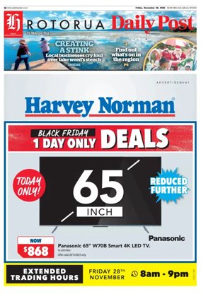 Cover of Rotorua Daily Post