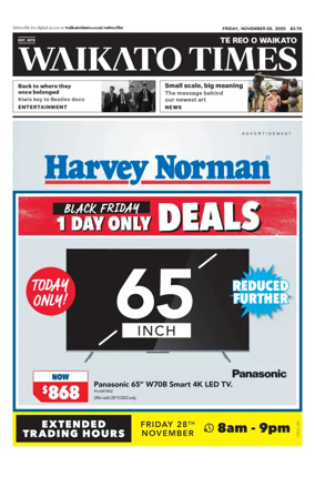 Cover of Waikato Times