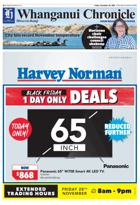 Cover of Wanganui Chronicle