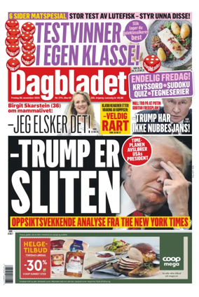Cover of Dagbladet