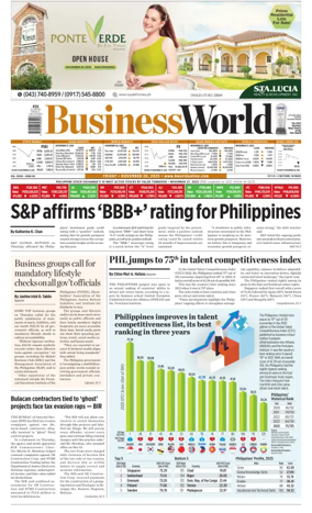 Cover of Business World 