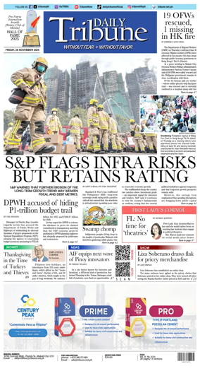 Cover of Daily Tribune (Philippines)