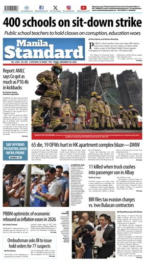 Cover of Manila Standard