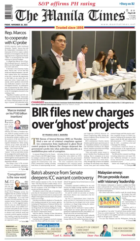 Cover of Manila Times