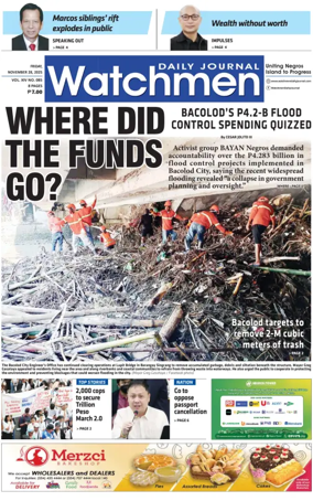 Cover of Watchmen Daily Journal