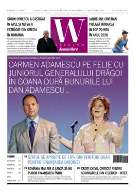 Cover of Romania Libera - Friday Edition