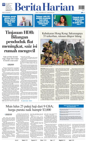 Cover of Berita Harian