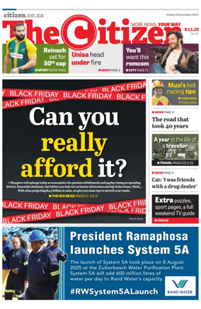 Cover of The Citizen (KZN)